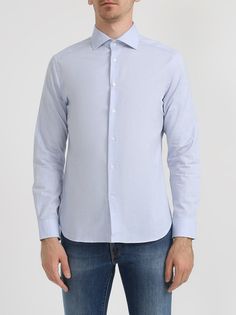 CC collection Corneliani Однотонная рубашка