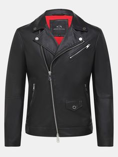 Armani Exchange Кожаная куртка