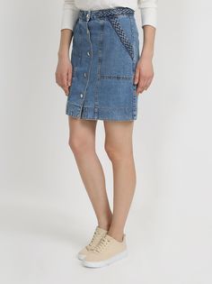 TWINSET MILANO Джинсовая юбка