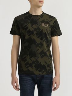 EA7 Emporio Armani Хлопковая футболка