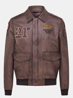 Aeronautica Militare Кожаная куртка