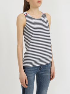 EA7 Emporio Armani Майка в полоску