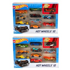 Игровой набор Hot Wheels подарочный из 10 базовых машин