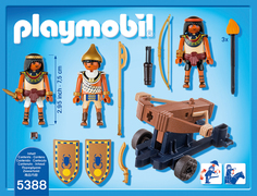 Конструктор Playmobil Римляне и Египтяне: Египетский солдат с Баллистой