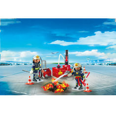 Конструктор Playmobil Городской Аэропорт: Операция по тушению пожара с водяным насосом