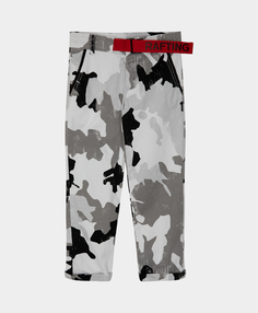 Брюки с принтом милитари Gulliver