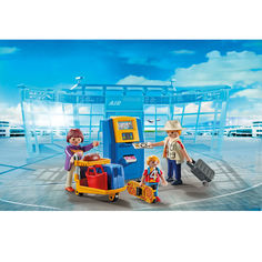 Конструктор Playmobil Городской Аэропорт: Семья на регистрации
