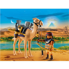 Конструктор Playmobil Римляне и Египтяне: Египетский воин с верблюдом