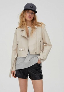 Куртка кожаная Pull&Bear
