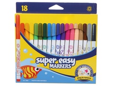 Фломастеры Centropen Super Easy 18 цветов 7 2580 1885