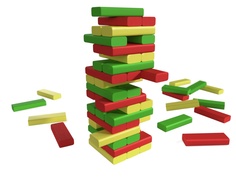 Настольная игра Десятое Королевство Башня Брусок цветная 04024