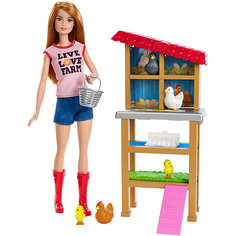 Кукла Barbie из серии «Кем быть?» Птичница Mattel