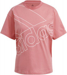 Футболка женская adidas Essentials Giant Logo, размер 52-54