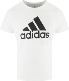 Футболка женская adidas Badge Of Sport, Plus Size, размер 58-60