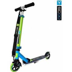 Самокат 2-х колесный Y-Scoo RT mini city 125 Montreal kiwi+light blue