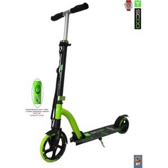 Самокат 2-х колесный Y-Scoo SLICKER 205 с амортизатором green (4856)