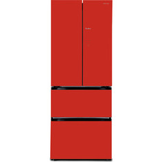 Холодильник Tesler RFD-361I RED GLASS