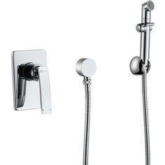 Смеситель для душа Lemark Bellario с гигиеническим набором, встраиваемый (LM6819C)