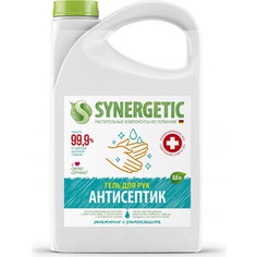 Антисептик для рук Synergetic Увлажнение и ультразащита 99,9%, гель 3,5 л