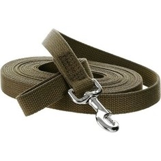 Поводок V.I.Pet с карабином брезент сшивной стальной карабин 7 м (25 мм) ПБ 7/25С