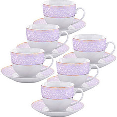 Чайный набор 12 предметов Loraine 220 мл (25899)