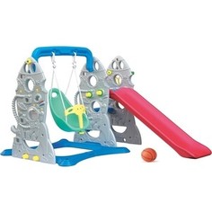 Горка детская Ching-Ching Ракета + качели SL-19