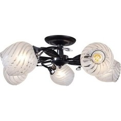 Люстра потолочная Imex MD.0509-5-S BK+CH 5*60Вт Е27