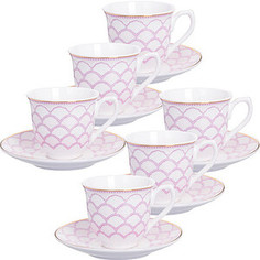 Чайный набор 12 предметов Loraine 220 мл (26435)