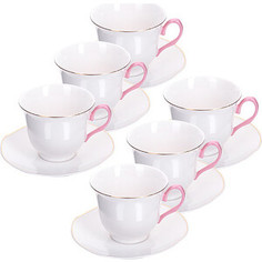 Чайный набор 12 предметов Loraine 220 мл Нежность (26643)