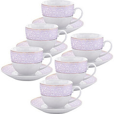 Чайный набор 12 предметов Loraine 220 мл (25902)