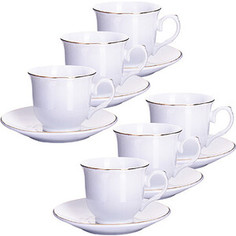 Кофейный набор 12 предметов Loraine (25612)