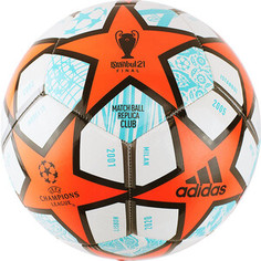 Мяч футбольный Adidas Finale Club GK3469, р.5, ТПУ, 12 пан., маш.сшивка, оранжево-черный