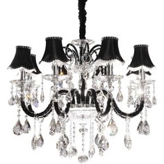 Люстра Lumina Deco Подвесная Denica LDP 66249-8 BK