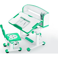 Комплект мебели (столик + стульчик) Mealux BD-10 green столешница белая/пластик зеленый