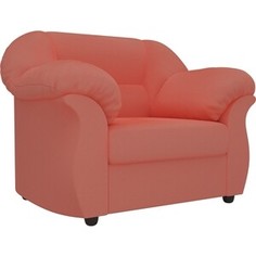 Кресло Лига Диванов Карнелла микровельвет коралловый