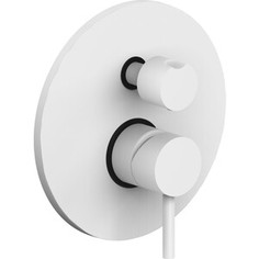 Смеситель для душа Paffoni Light встраиваемый, белый матовый (LIG019BO)