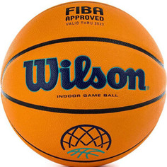 Мяч баскетбольный Wilson EVO NXT CHAMPIONSLEAGUE, арт. WTB0900XBBCL, р.7, FIBA Appr, микрофибра, оранжевый