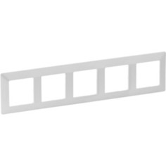 Рамка Legrand 5-постовая Valena Life Жемчуг 754145