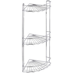 Полка Fora Romia для ванной комнаты и кухни угловая тройная