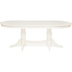 Стол обеденный TetChair Lorenzo (Лоренцо) дерево гевея/мдф pure white (402)