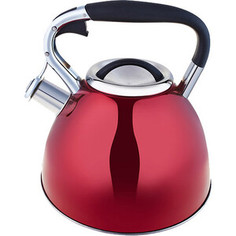 Чайник со свистком Appetite 3,0л красный (LKD-4030R)