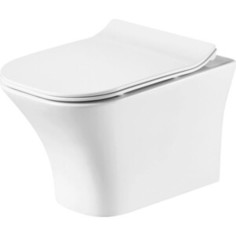 Унитаз подвесной Orange C02 безободковый с микролифтом (C02-100w)