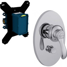 Смеситель для ванны Jacob Delafon Fairfax встраиваемый, с механизмом, хром (E98722-CP, 98699D-NF)