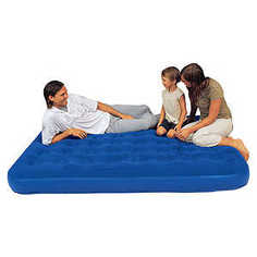 Надувной матрас Bestway Flocked Air Bed (Single) 76х185х28см с подголовником, встр.ножной насос, 67223 BW