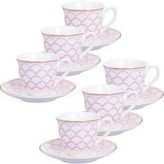 Кофейный набор 12 предметов Loraine (26436-2)