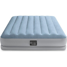 Надувная кровать Intex 64168 152x203x36 см Raised Comfort с подголовником, встр.нас. 220 В, до 272 кг