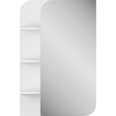 Зеркальный шкаф Uncoria Лина 50 полки слева (65017)