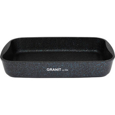 Противень Kukmara 33,5х22х5,5см Granit ultra blue ТМ (пгг01а)
