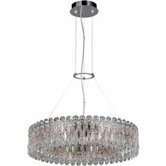 Светильник Crystal Lux Подвесной Lirica SP10 D610 Chrome/Gold-Transparent