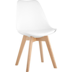 Стул Stool Group Frankfurt белый/деревянные ножки Y863 white